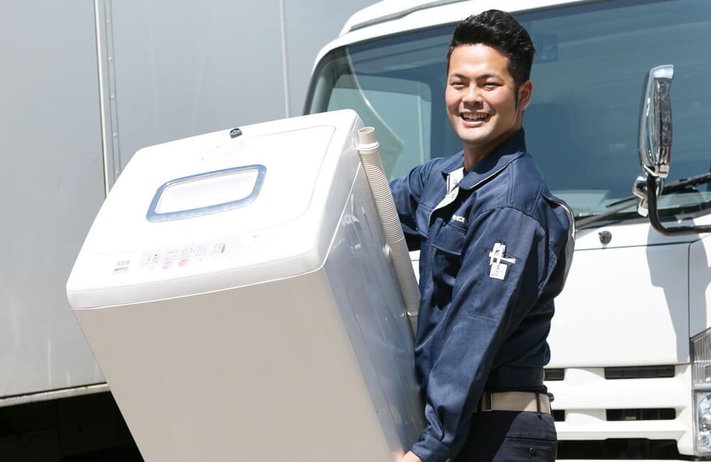 単身引越し 18 洗濯機の取外し、取付