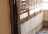 ベランダ回りの回収作業 ベランダ回りの回収作業